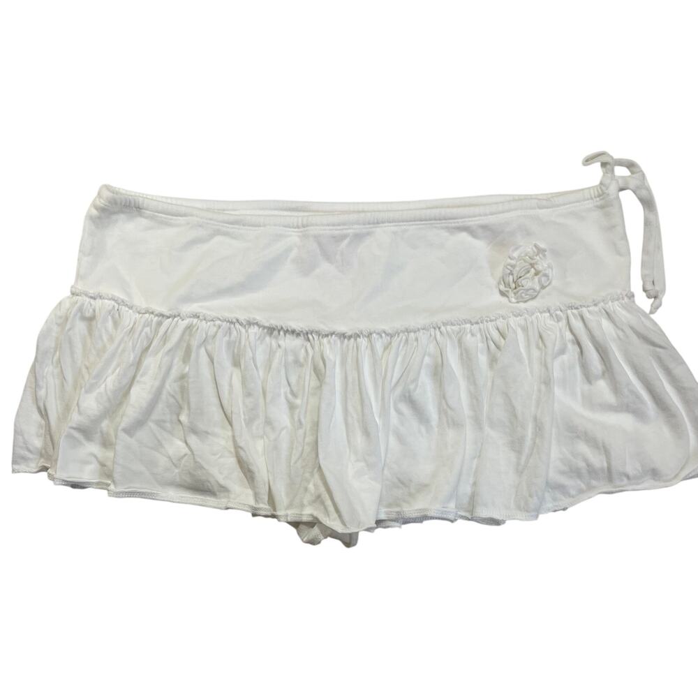 Chic Aeropostale White Ruffled Skort - XL - Excellent Condition!